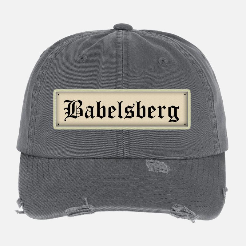BABELSBERG Flexfit Vintage Destroyed Cap