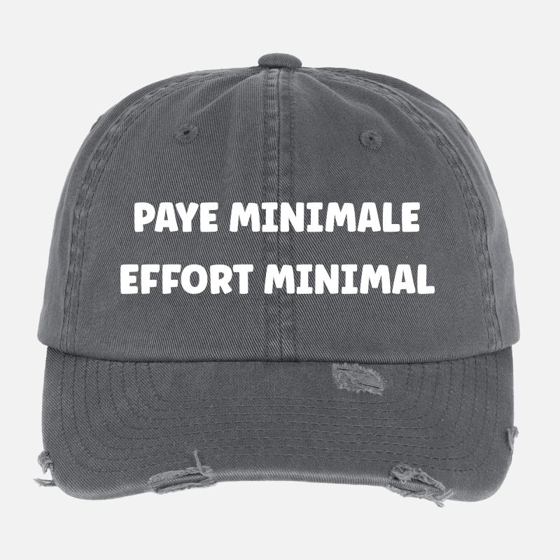 Mindestlohn, Mindestaufwand Flexfit Vintage Destroyed Cap