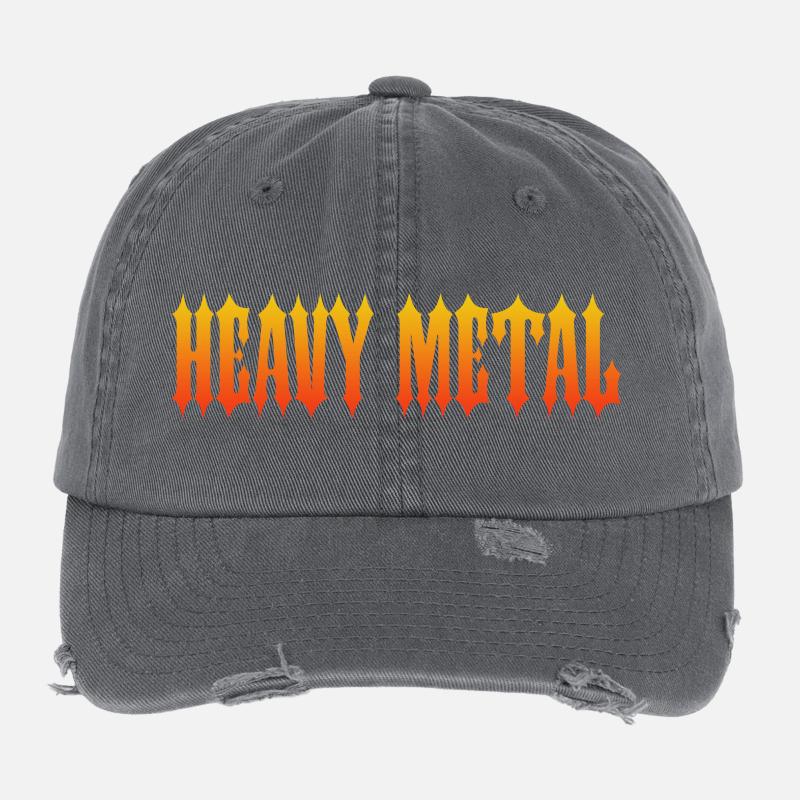 HEAVY METAL Flexfit Vintage Destroyed Cap