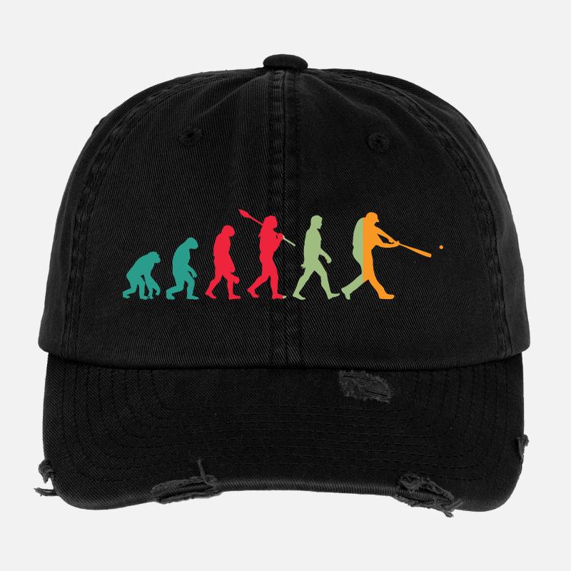 Évolution du basket-ball Casquette vintage effet usé Flexfit