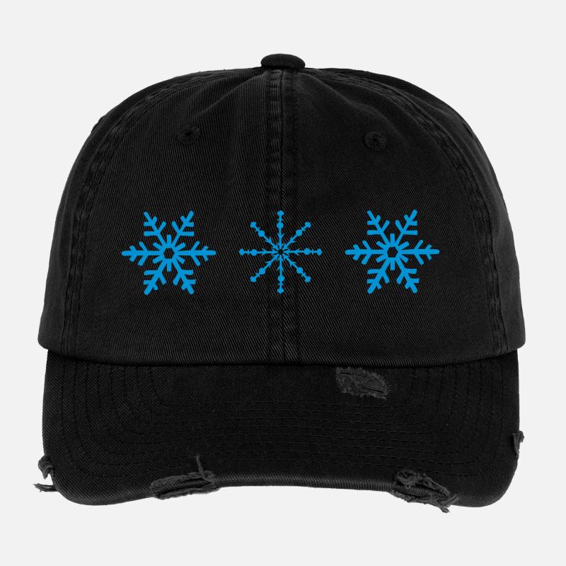 Neige Casquette vintage effet usé Flexfit