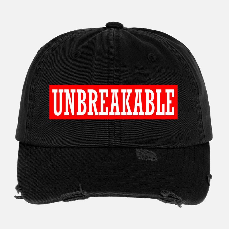 incassable imparable indomptable gymnase illégal Casquette vintage effet usé Flexfit