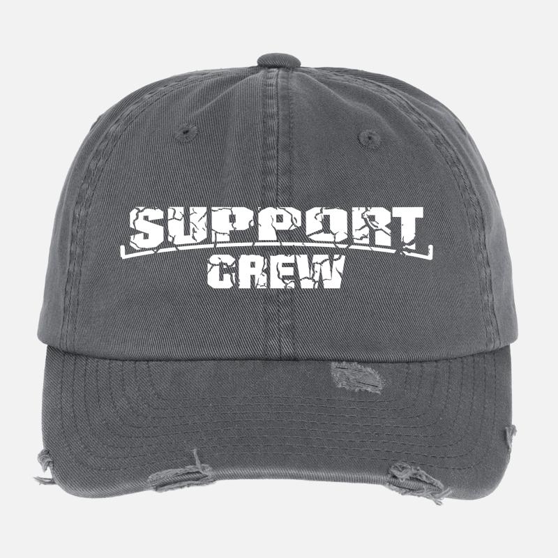 Équipe de soutien dans le style grunge Casquette vintage effet usé Flexfit