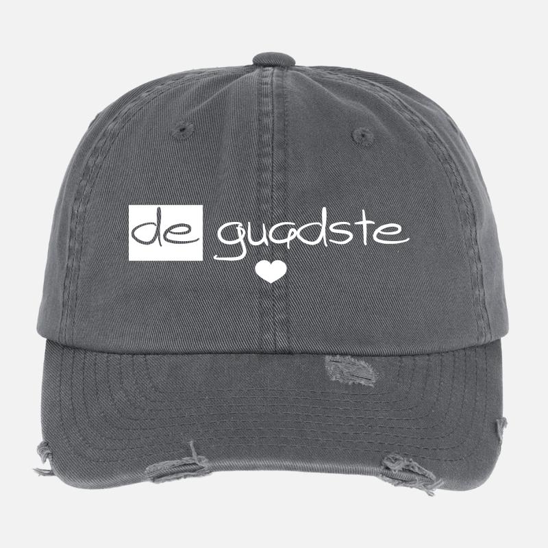 de guadste - the best Austrian dialect Flexfit Vintage Destroyed Cap