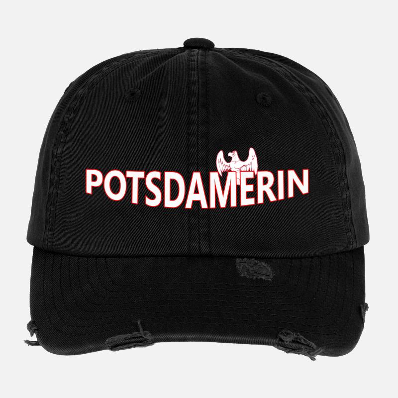 POTSDAMERIN Flexfit Vintage Destroyed Cap