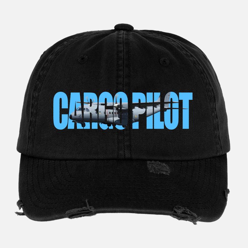 Cargo pilot CN-235 Flexfit Vintage Destroyed Cap