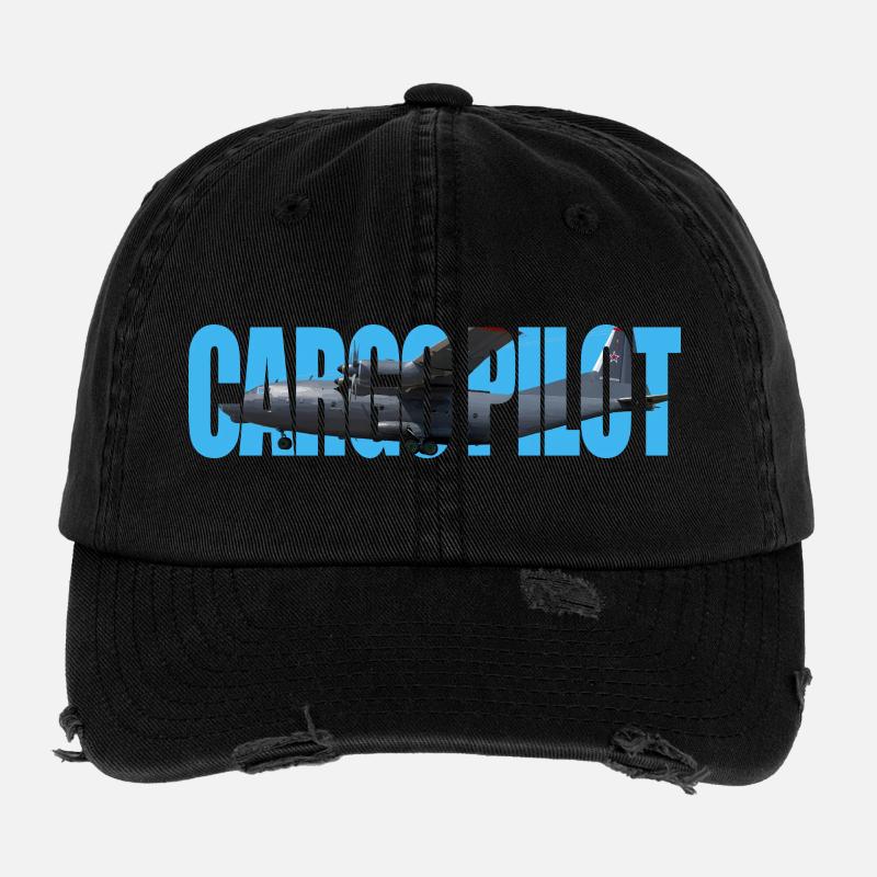 Pilote cargo An-12 Casquette vintage effet usé Flexfit