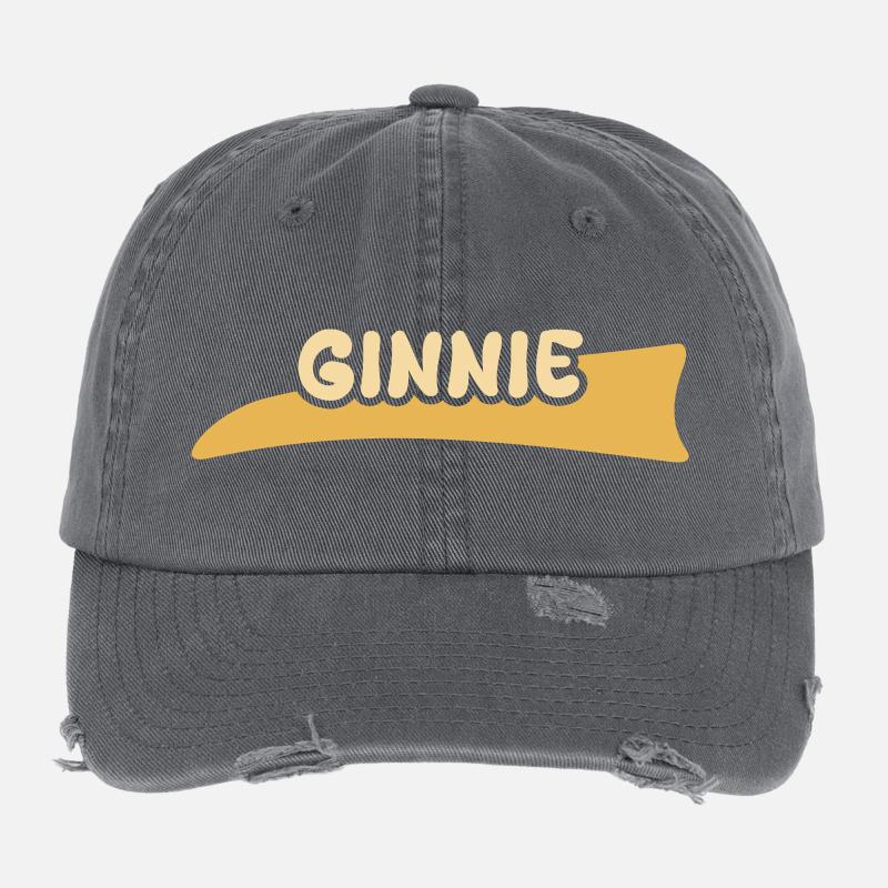 Ginnie as a given name Flexfit Vintage Destroyed Cap