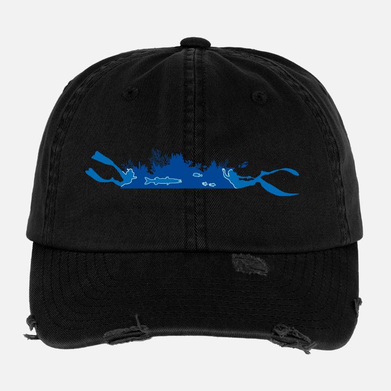 Plongée et apnée - Silueta Arrecife Casquette vintage effet usé Flexfit