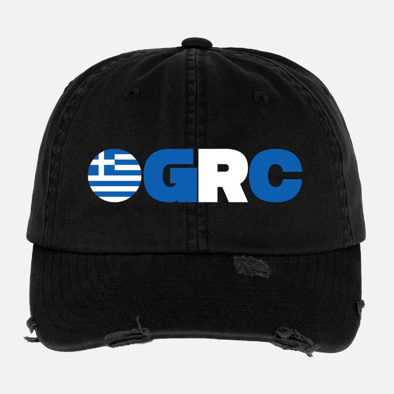 Greece Flexfit Vintage Destroyed Cap