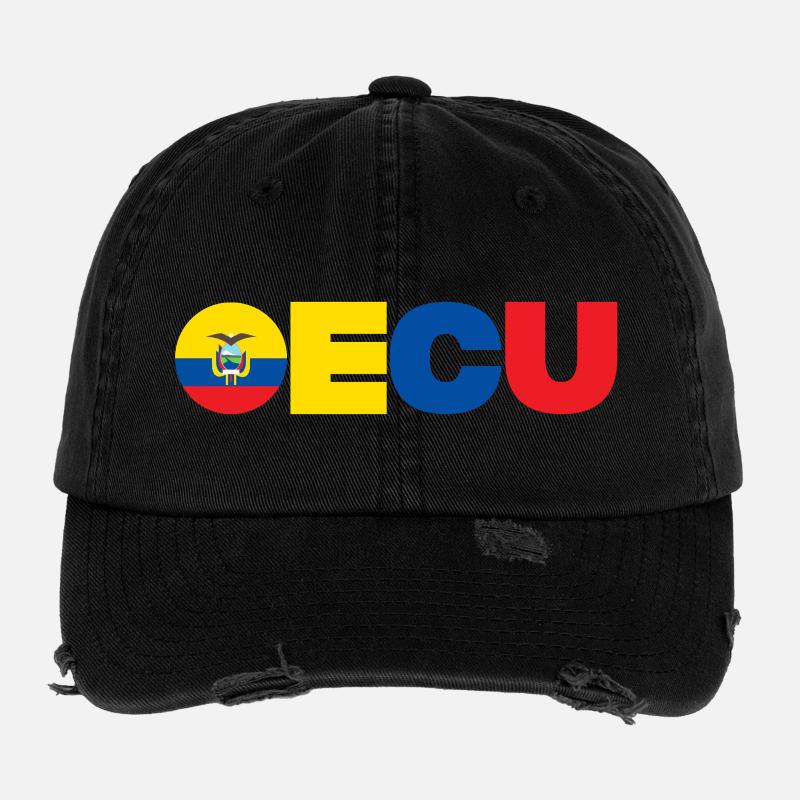 Équateur Casquette vintage effet usé Flexfit