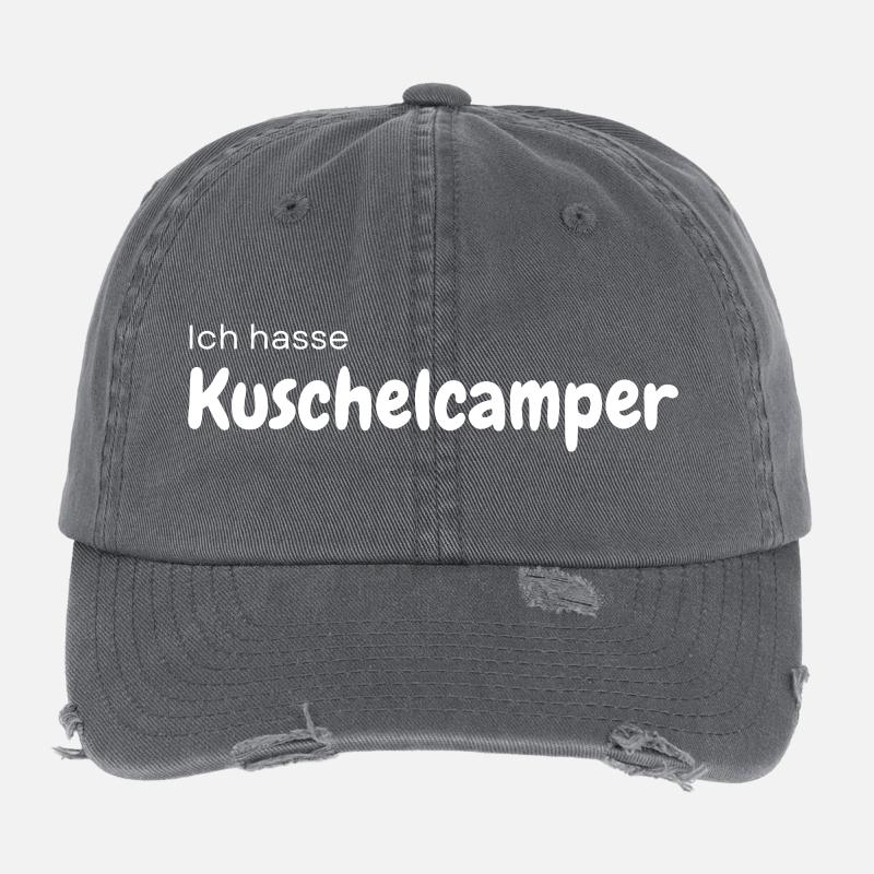 Campeur câlin Casquette vintage effet usé Flexfit