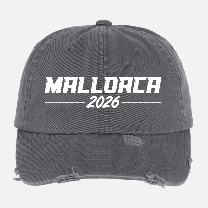 Majorque 2026 Casquette vintage effet usé Flexfit