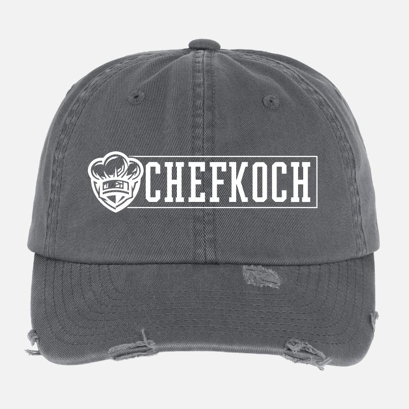 Chef Chef's Hat Flexfit Vintage Destroyed Cap