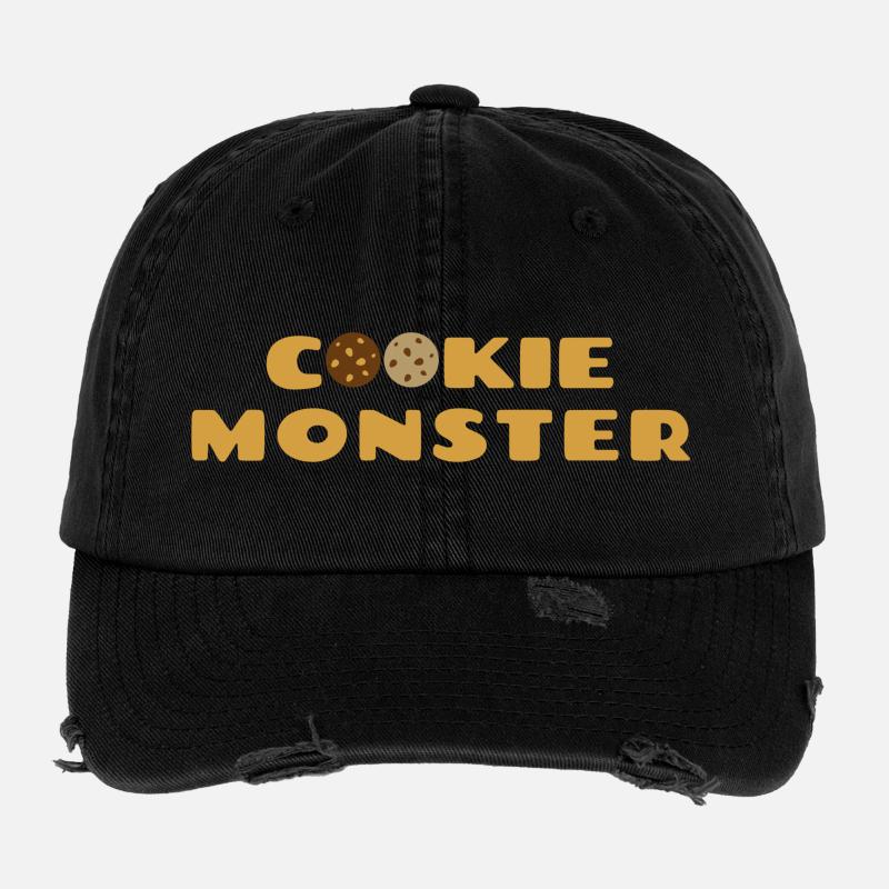 Keks Monster Casquette vintage effet usé Flexfit