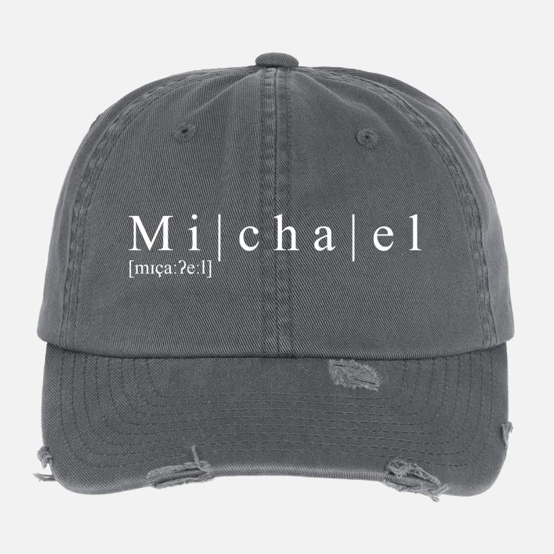 Nom Abstrait Typographique Noir Casquette vintage effet usé Flexfit