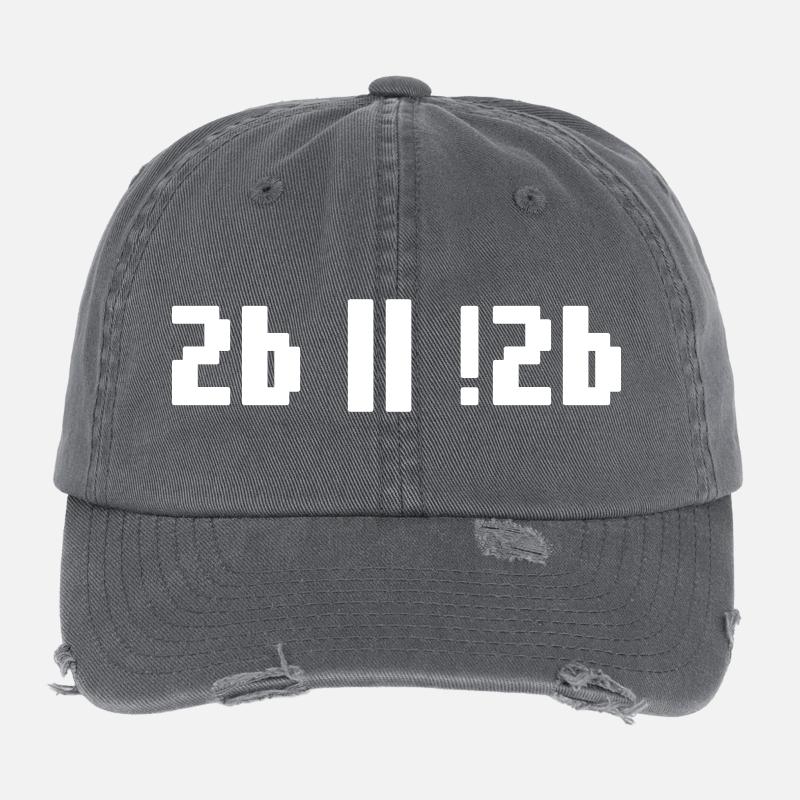 2b ou pas 2b – Programmeur de Shakespeare Hamlet Casquette vintage effet usé Flexfit