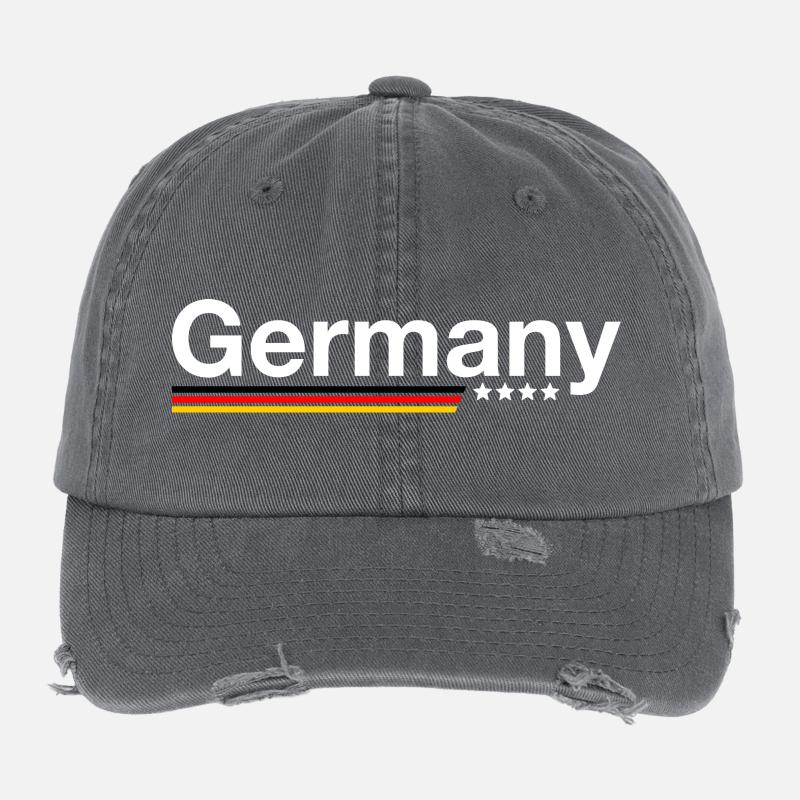 Germany Flexfit Vintage Destroyed Cap