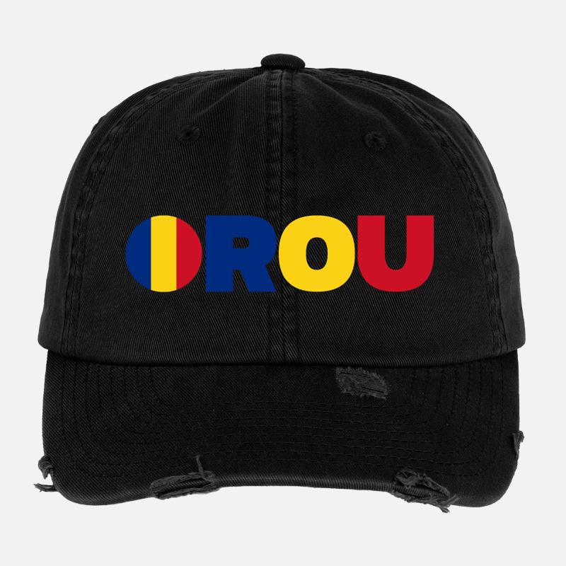 Romania Flexfit Vintage Destroyed Cap