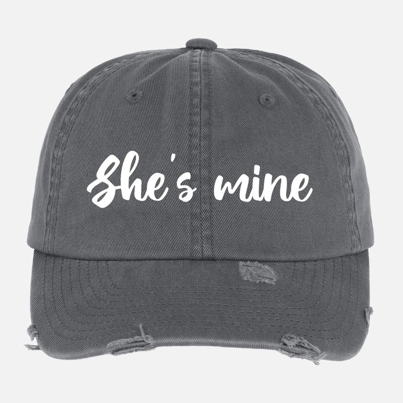 She_s Conception de la mine Casquette vintage effet usé Flexfit