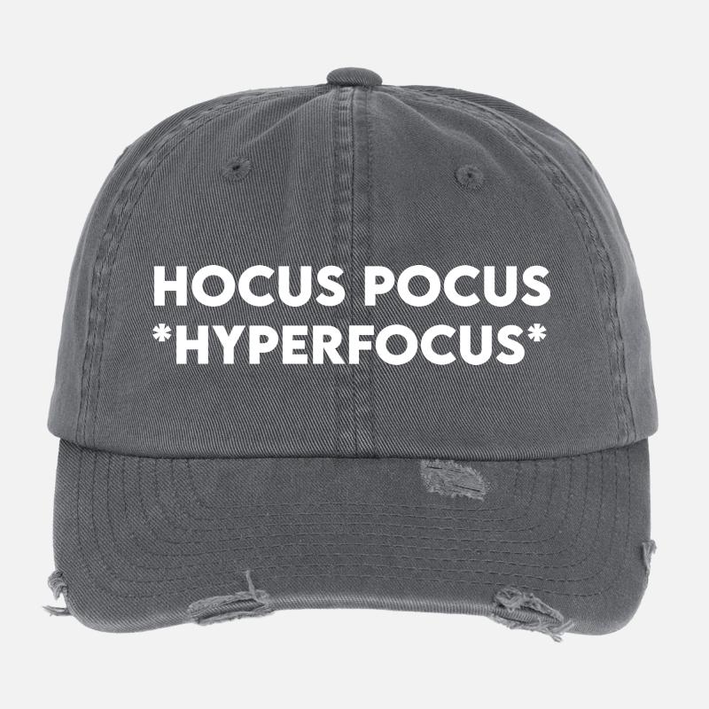 Hocus Pocus Hyperfocus Casquette vintage effet usé Flexfit