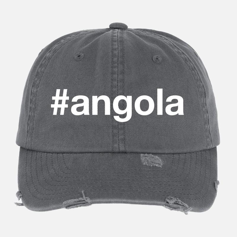 Angola Hashtag Flexfit Vintage Destroyed Cap