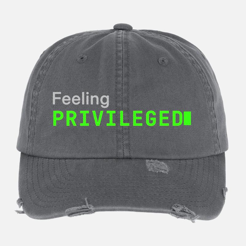 Feeling Privileged | Developer mood Flexfit Vintage Destroyed Cap