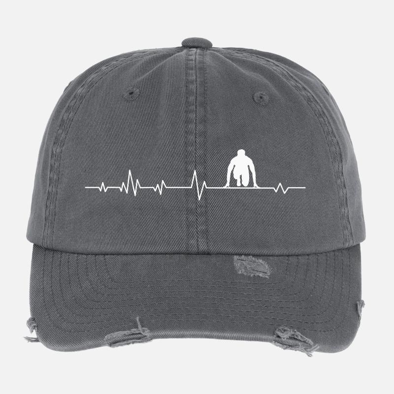 Läufer Sprinter Flexfit Vintage Destroyed Cap