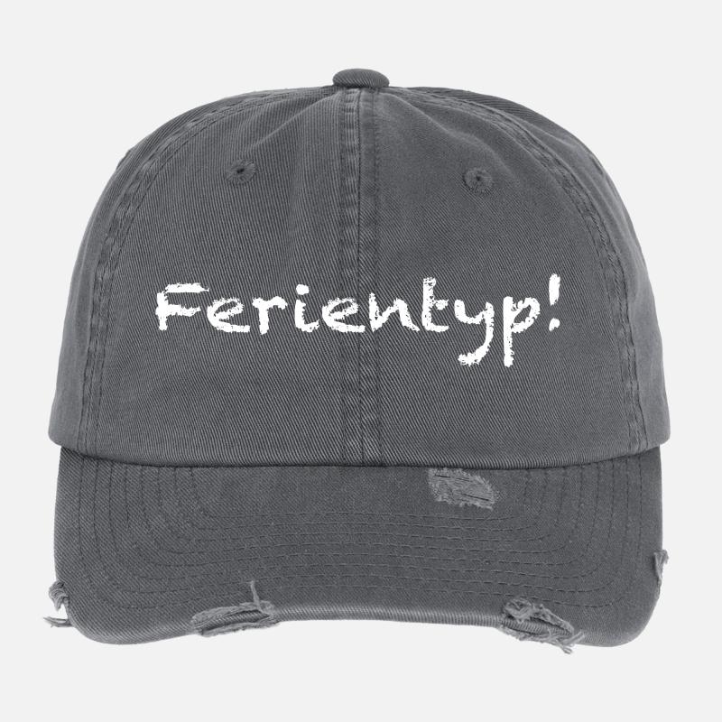 Ferientyp Design Flexfit Vintage Destroyed Cap