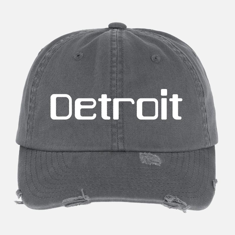 DETROIT Flexfit Vintage Destroyed Cap