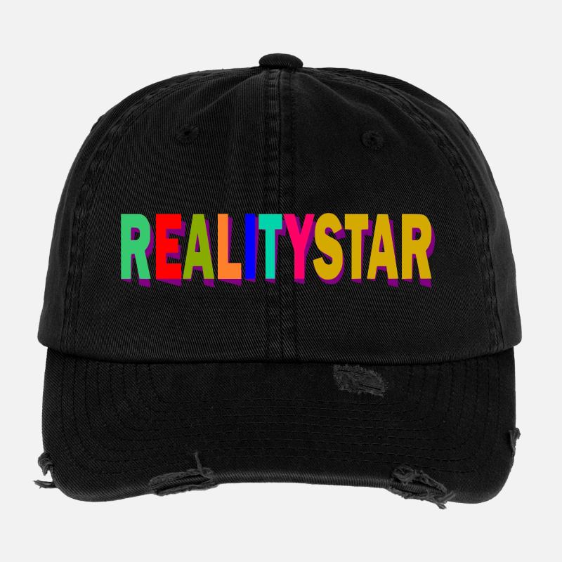 Explosion des couleurs de RealityStar Casquette vintage effet usé Flexfit
