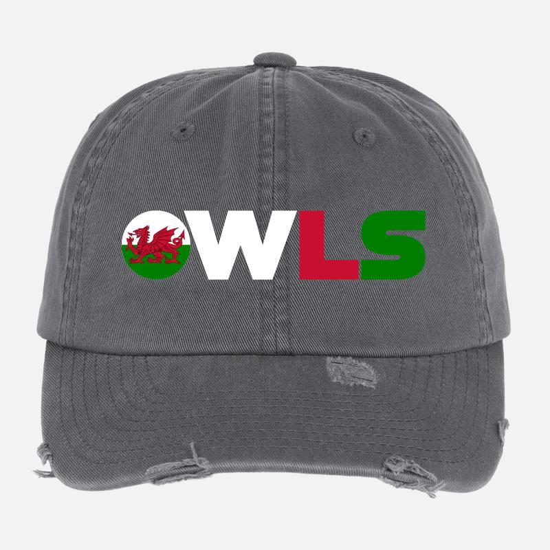 Wales Flexfit Vintage Destroyed Cap