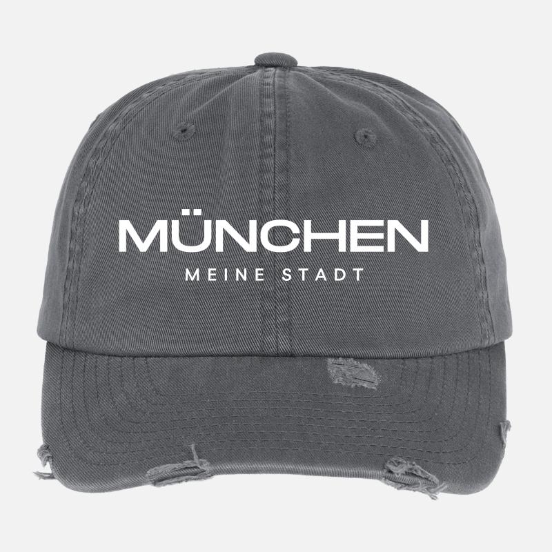 München Flexfit Vintage Destroyed Cap