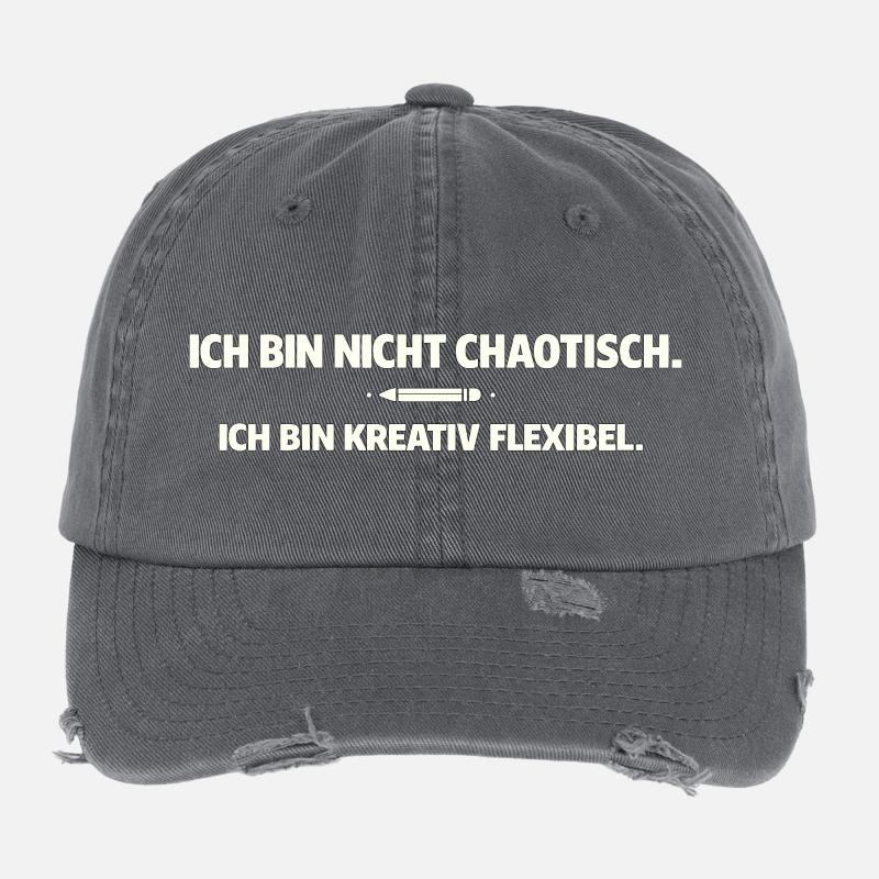 Creative, flexible instead of chaotic Flexfit Vintage Destroyed Cap