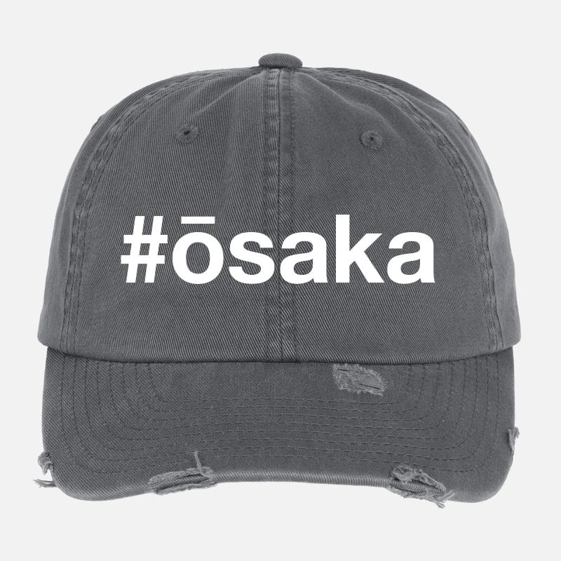 OSAKA Hashtag Flexfit Vintage Destroyed Cap