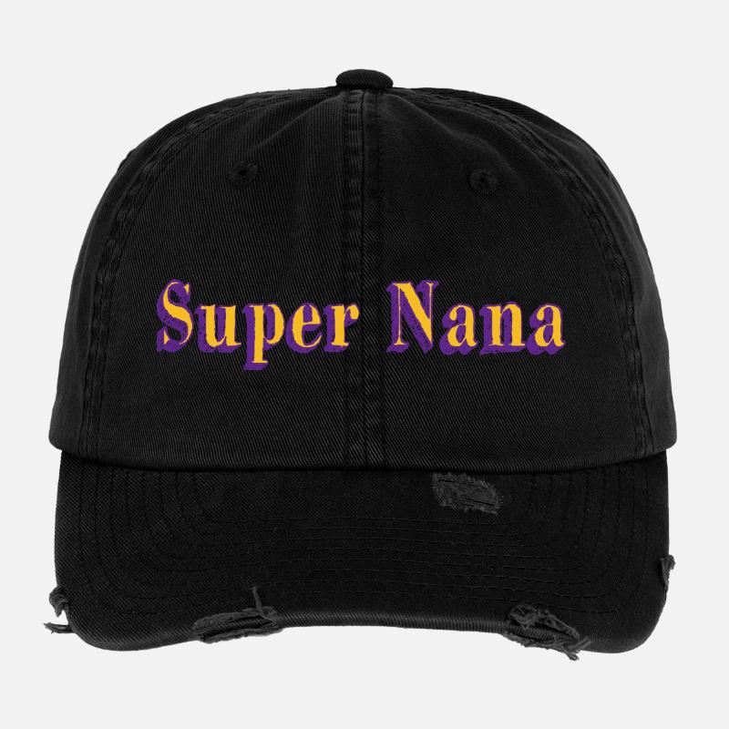 Super Nana Flexfit Vintage Destroyed Cap