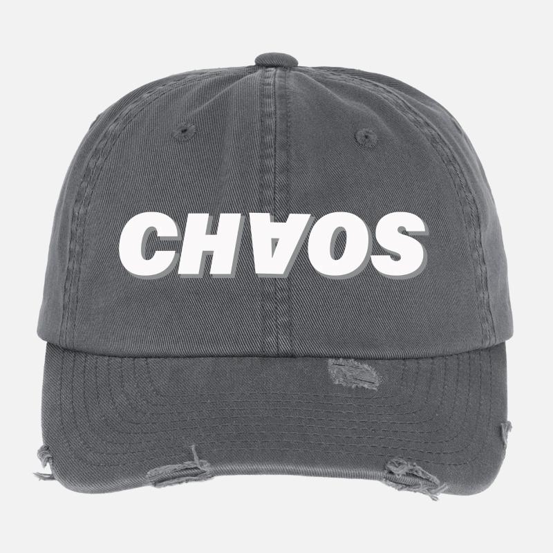 CHAOS Flexfit Vintage Destroyed Cap
