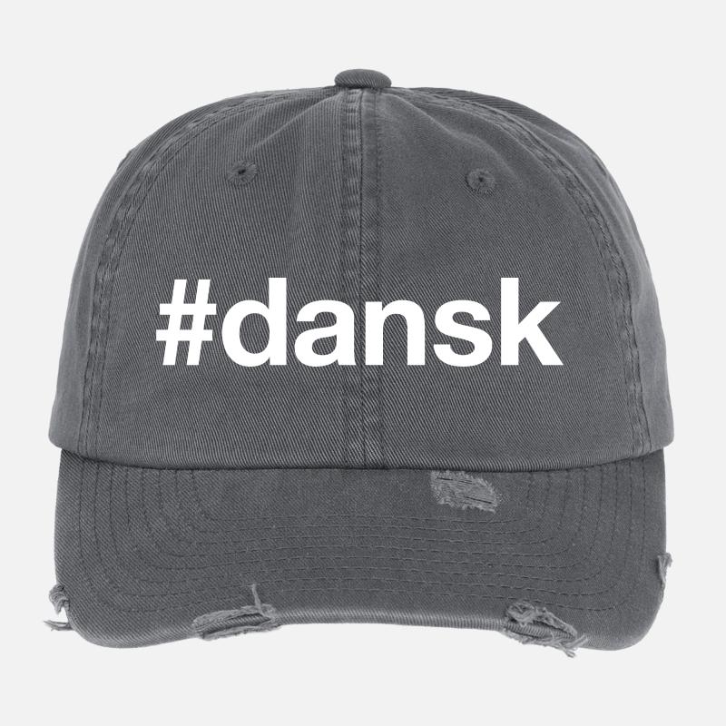 DANOIS Dansk Danemark Dänemark Casquette vintage effet usé Flexfit