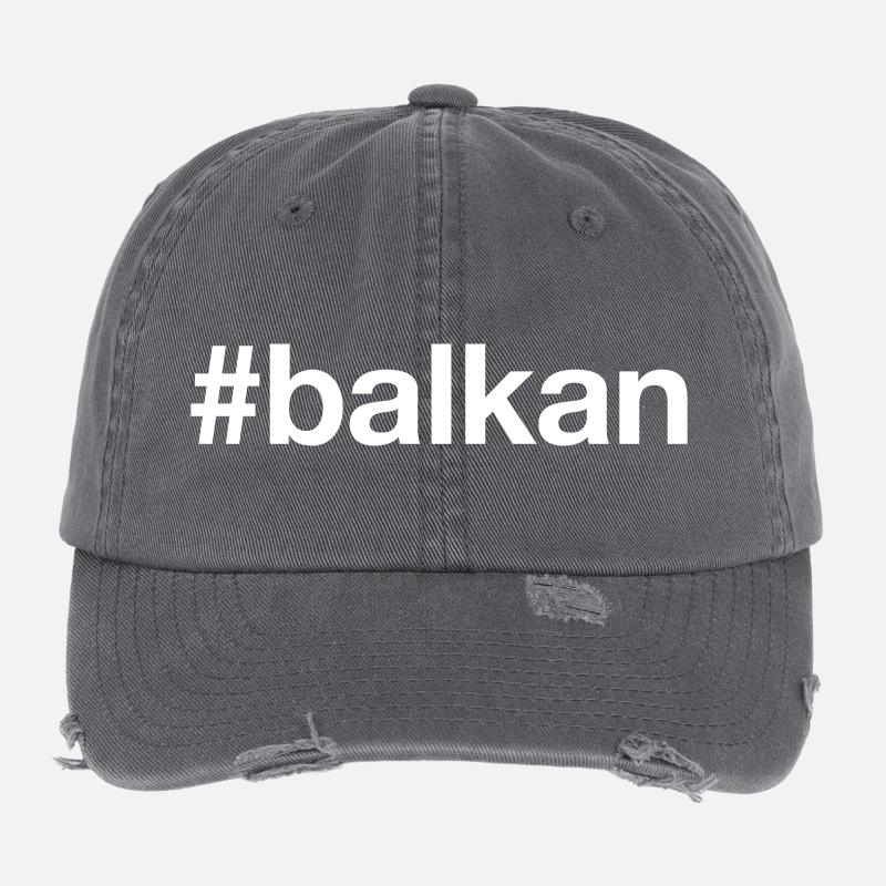 BALKAN Hashtag Flexfit Vintage Destroyed Cap