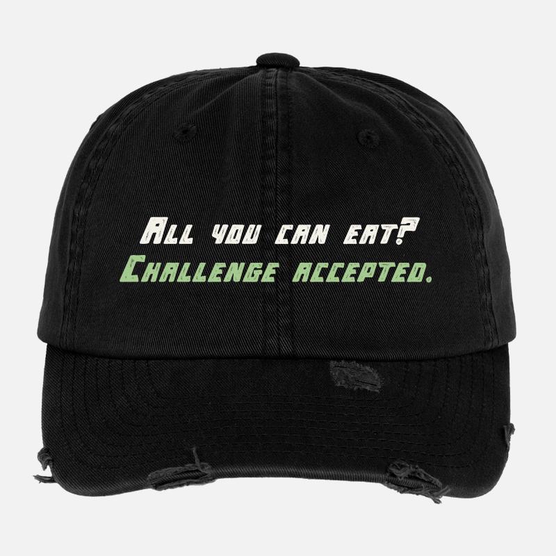 Challange Accepted Flexfit Vintage Destroyed Cap