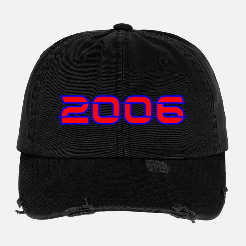 2006 Neon Horizonte Flexfit Vintage Destroyed Cap