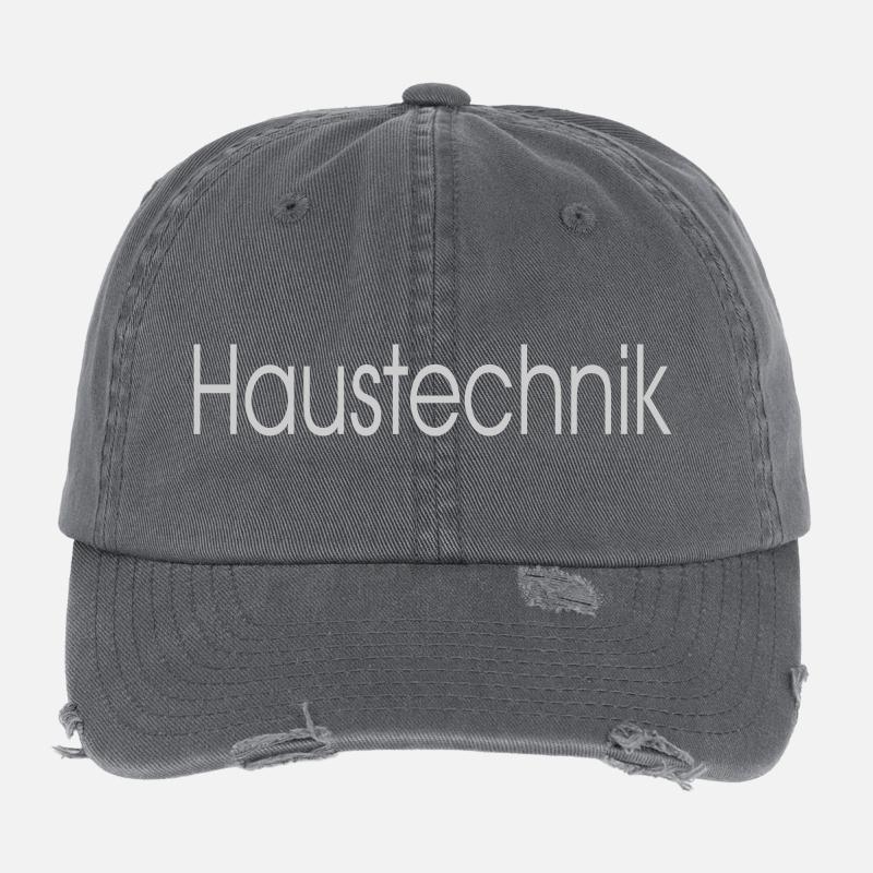 haustechnik Flexfit Vintage Destroyed Cap