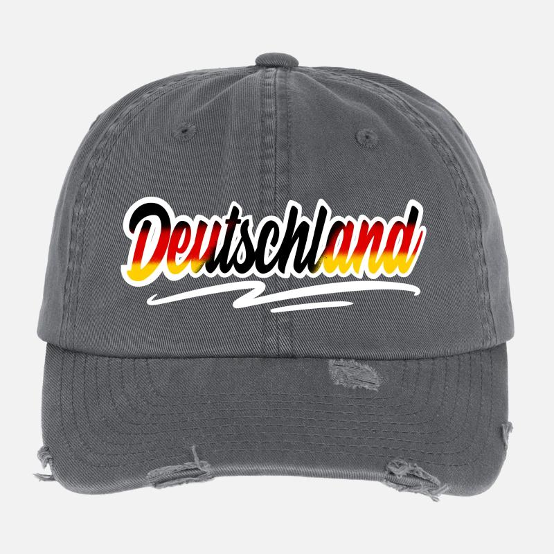 Deutschland Flexfit Vintage Destroyed Cap