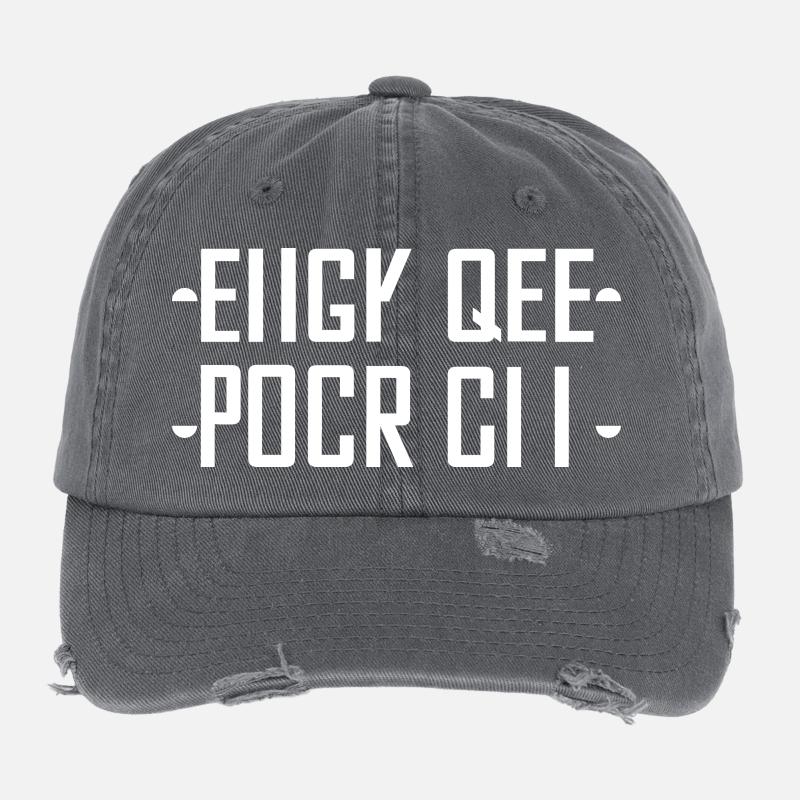 A secret message Flexfit Vintage Destroyed Cap