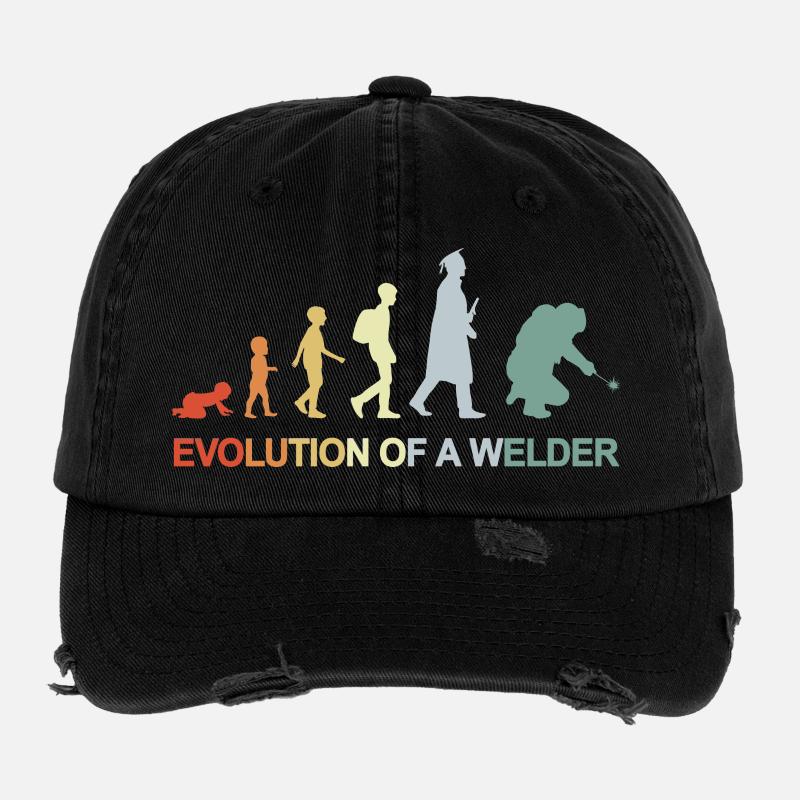 Vintage Welding Evolution Flexfit Vintage Destroyed Cap