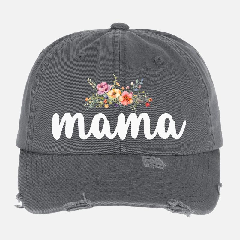 Mama Mutter Flexfit Vintage Destroyed Cap