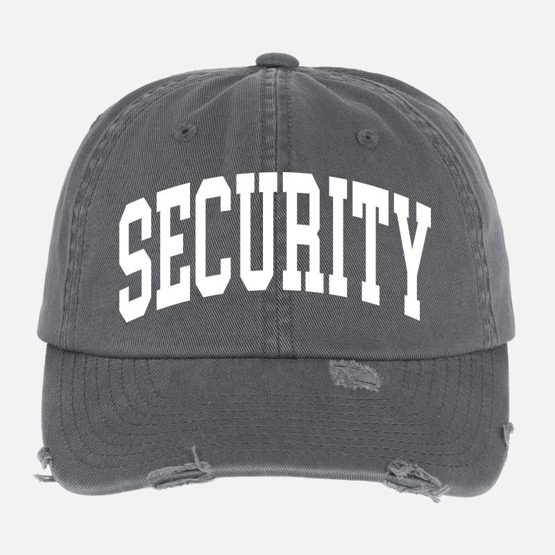 Sécurité Casquette vintage effet usé Flexfit