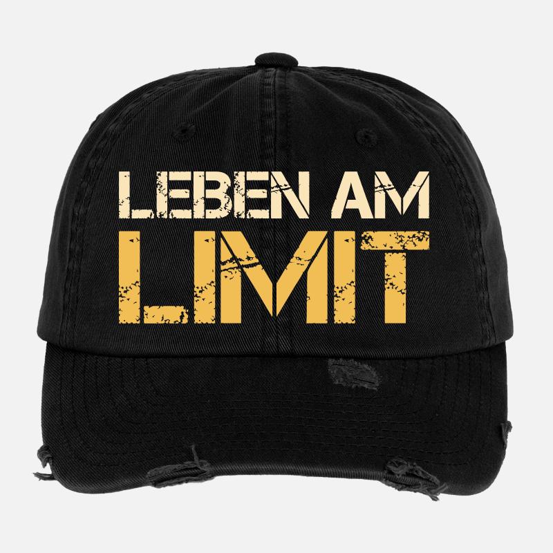 Leben am Limit Flexfit Vintage Destroyed Cap