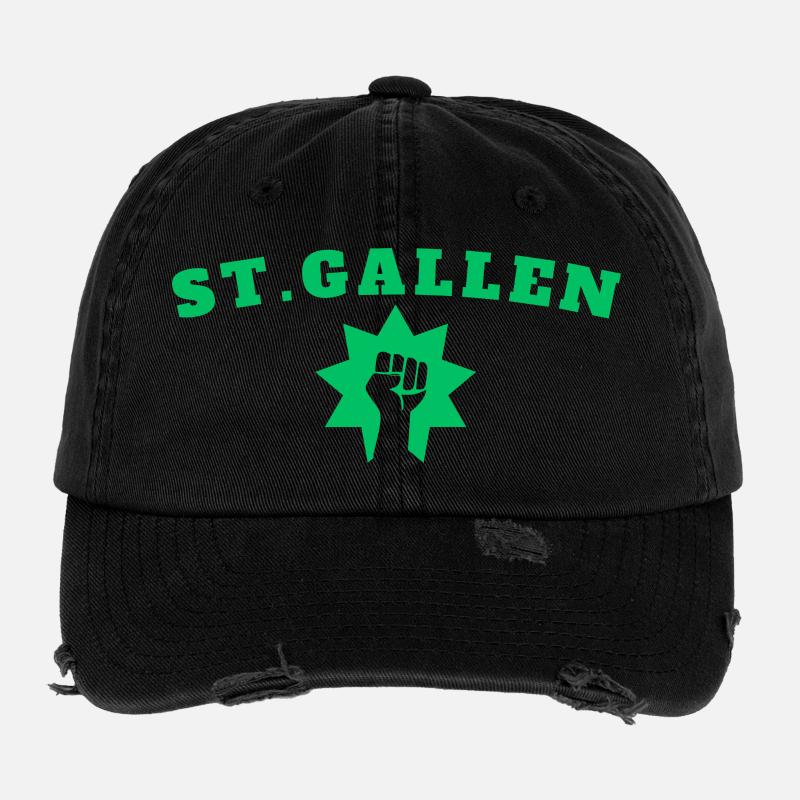 Saint-Gall Casquette vintage effet usé Flexfit