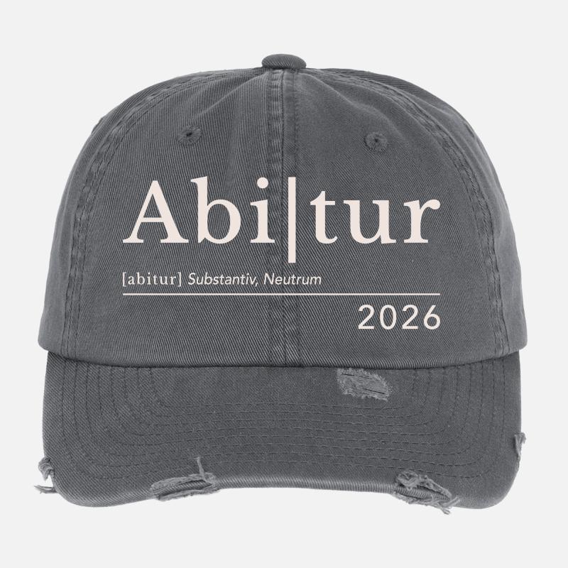 Abitur 2026 Flexfit Vintage Destroyed Cap